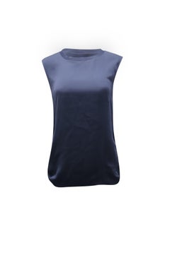 Camiseta sin mangas Vince de rayón azul marino