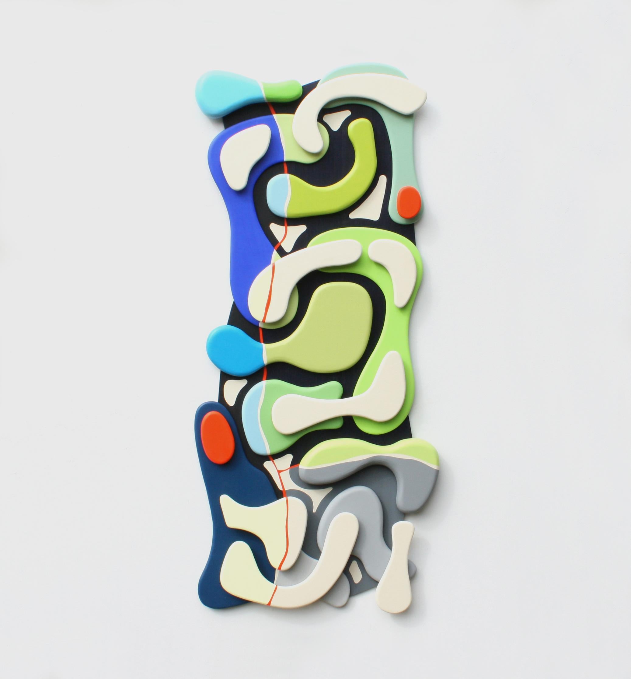 Vince Smith Abstract Sculpture - Underlines-Overlines