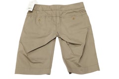 Bermuda Vince en coton beige à motif twill