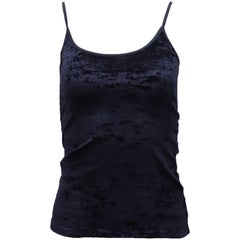 Caraco Vince Velvet en polyamide bleu marine
