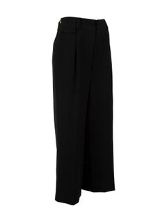 Vince Women's Wide Leg Black Trousers