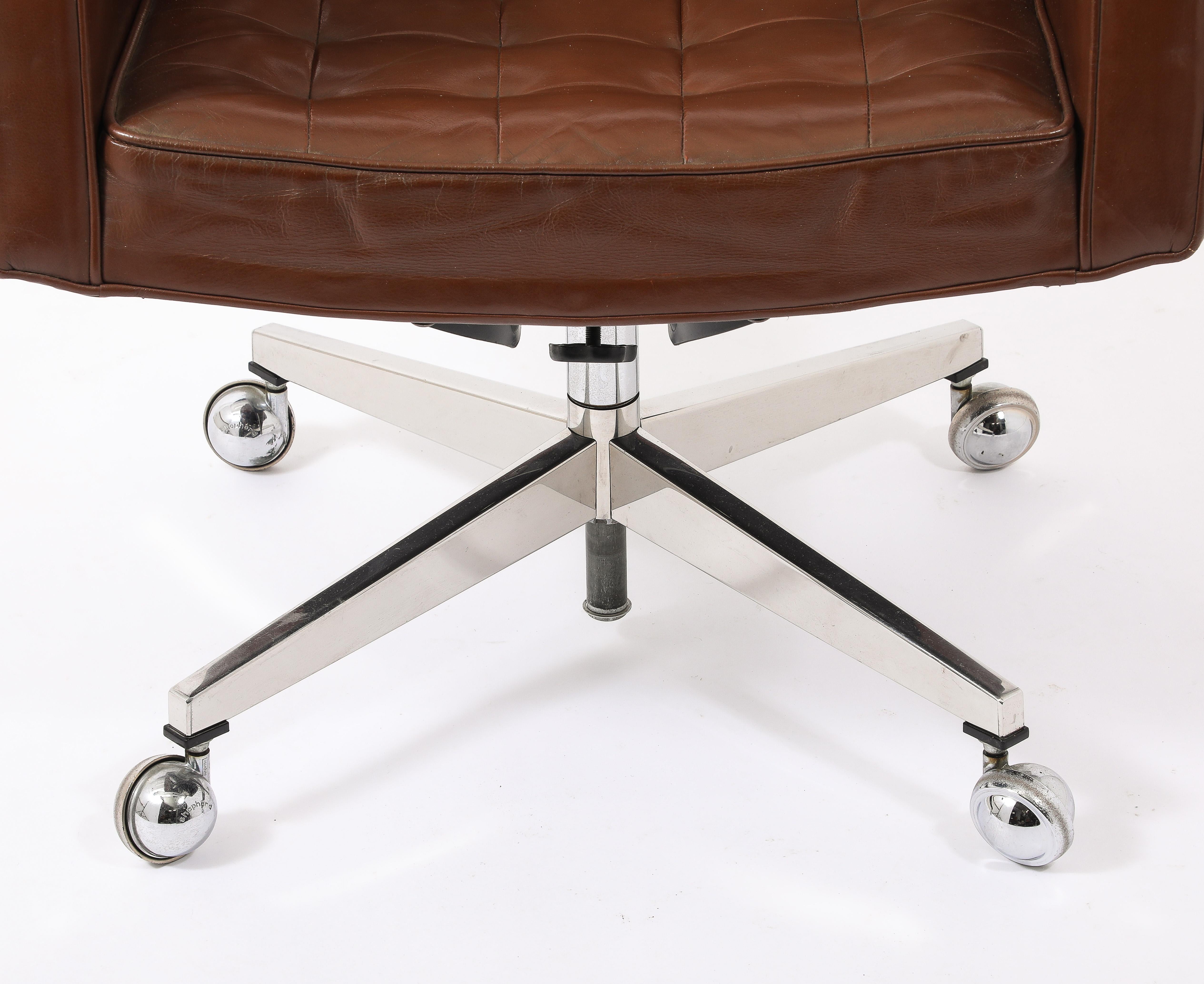 Mid-Century Modern Vincent Cafiero Desk Chair, USA 1950's For Sale