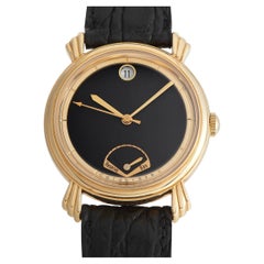 Armbanduhr aus 18 Karat Gelbgold mit Gangreserve von Calabrese