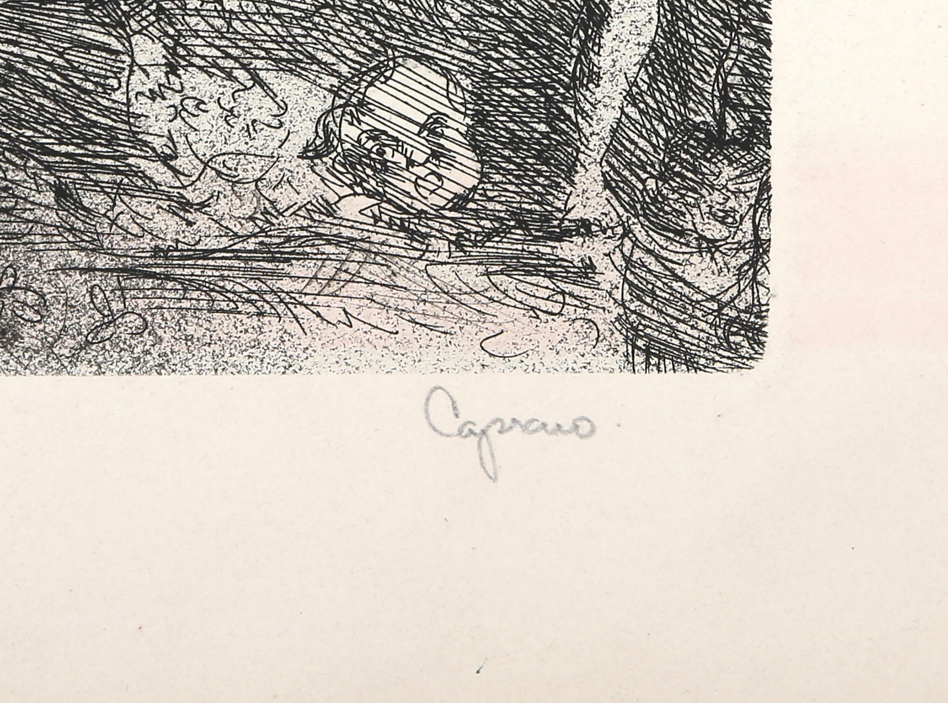 Prophet, Modern Etching by Vincent Capraro For Sale 3