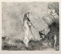 Prophet, Modern Etching by Vincent Capraro