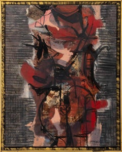 Sans titre (Composition abstraite) Huile sur toile, 1960