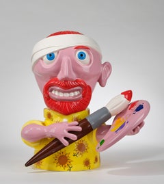 Keramik-Skulptur von Massimo Giacon für Superego Editions, Italien