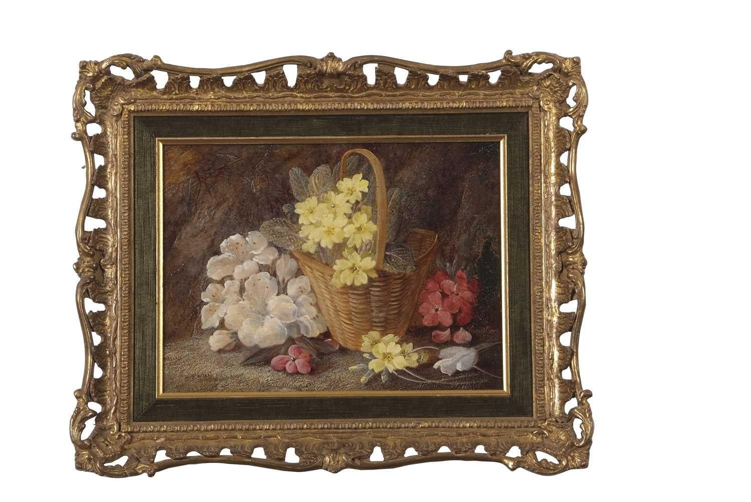 Peinture vintage de Vincent Clare - composition d'art nature morte - huile sur toile.