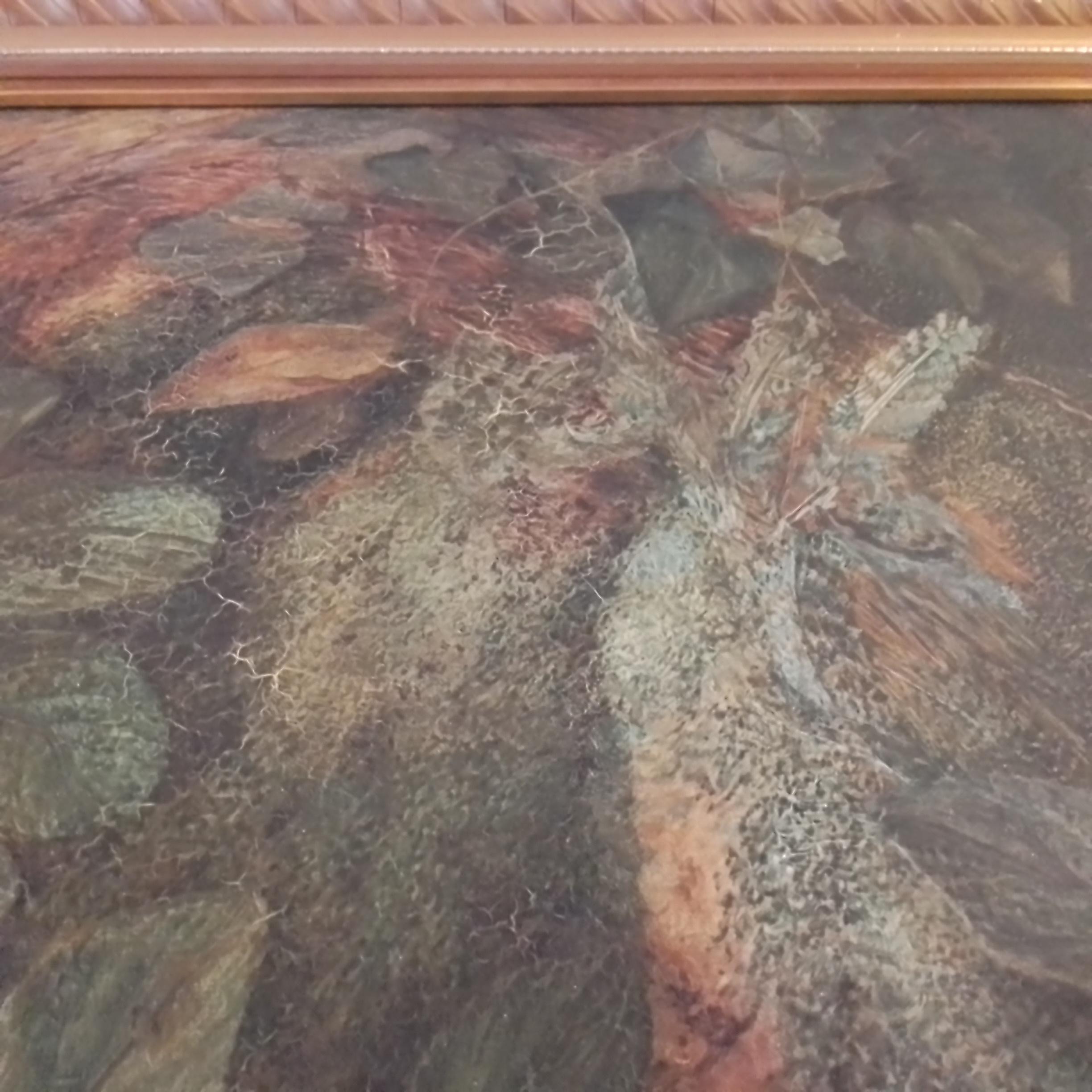 Quadro d'arte vintage di Vincent Clare - Grande composizione di frutta ad olio su tela in vendita 11