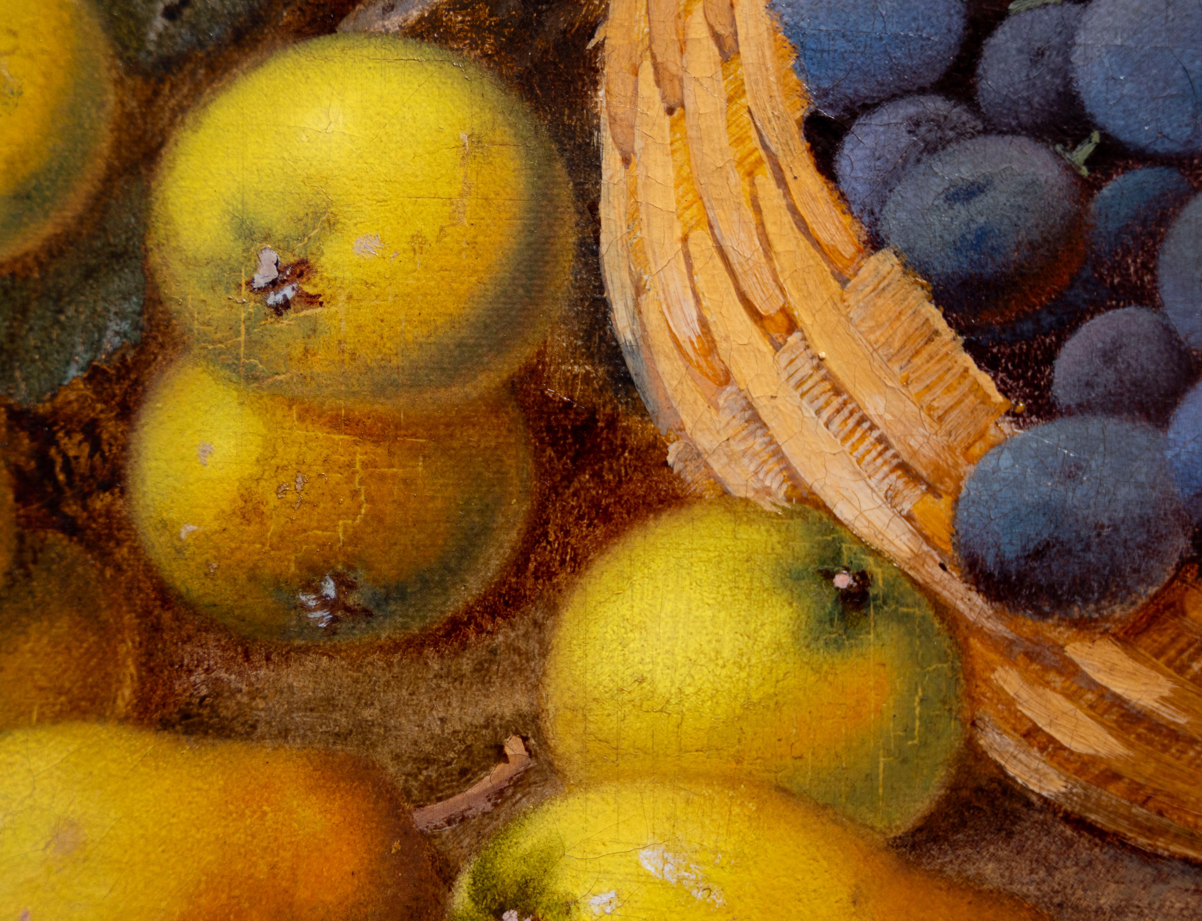 Bodegón de frutas peras uvas, Vincent Clare en venta 2