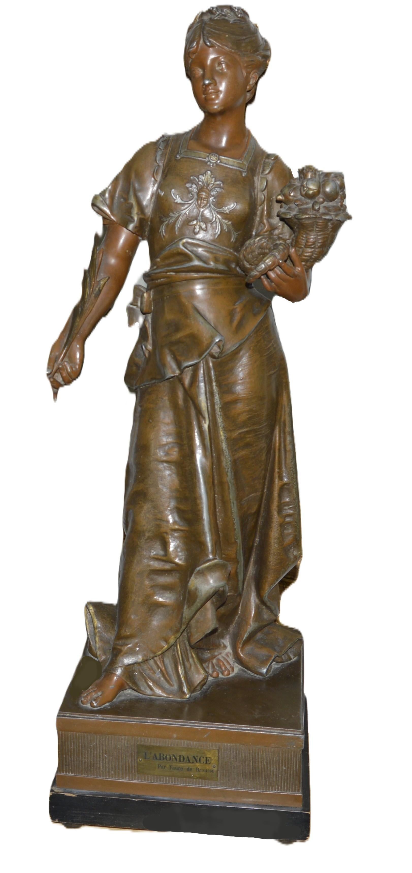 Regule / una lega per la fusione di metalli

73 cm 

 firmato

Vincent Désiré Faure de Broussé, 