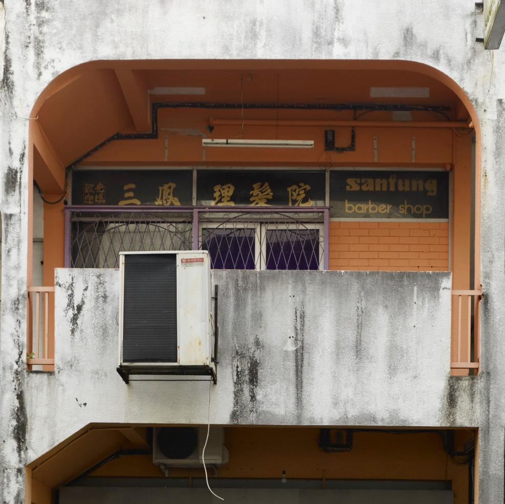 Borneo 2: photograph of urban city architecture landscape, Southeast Asia - Photograph by Vincent Dixon