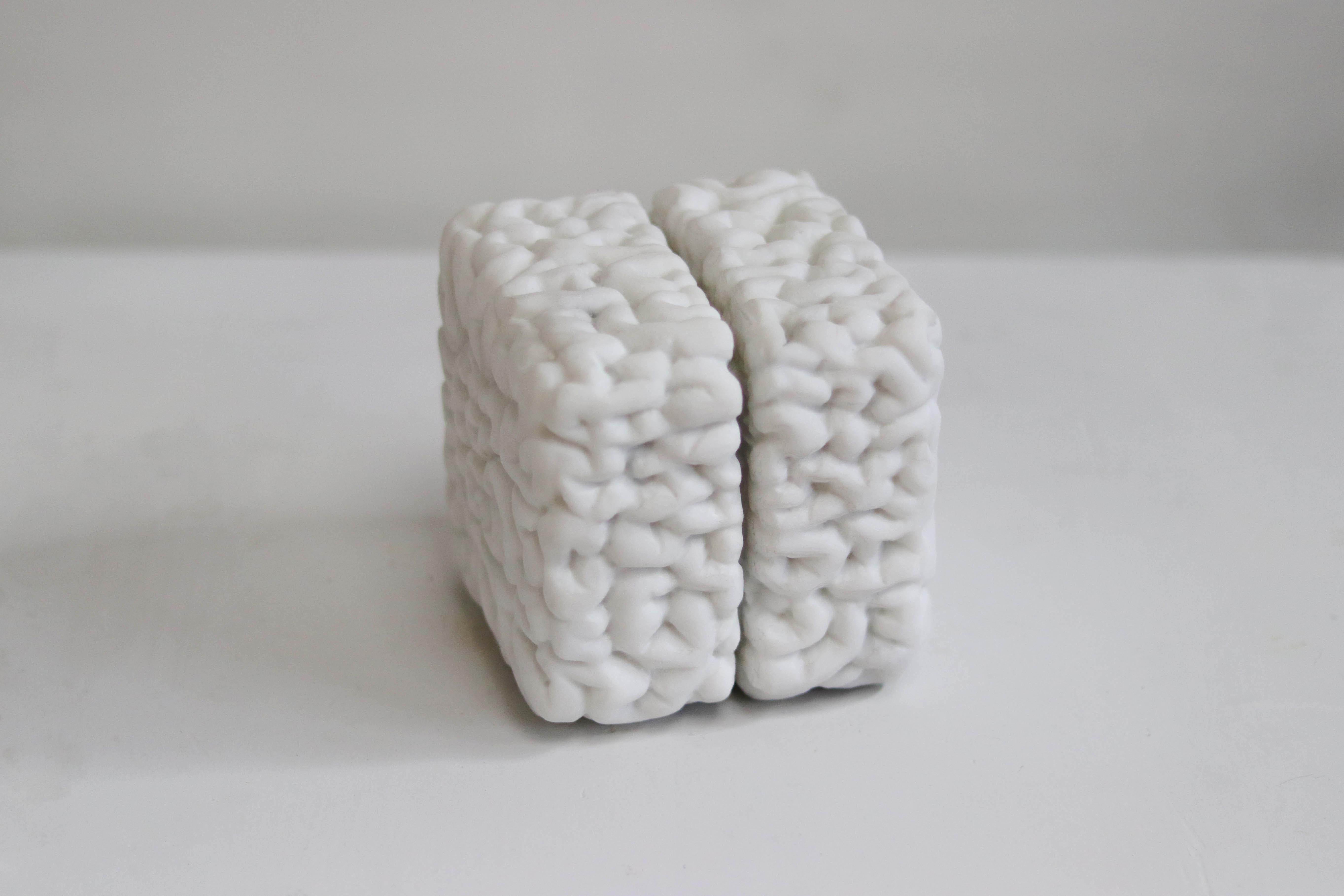 Carrara Marble Cubical Brain 