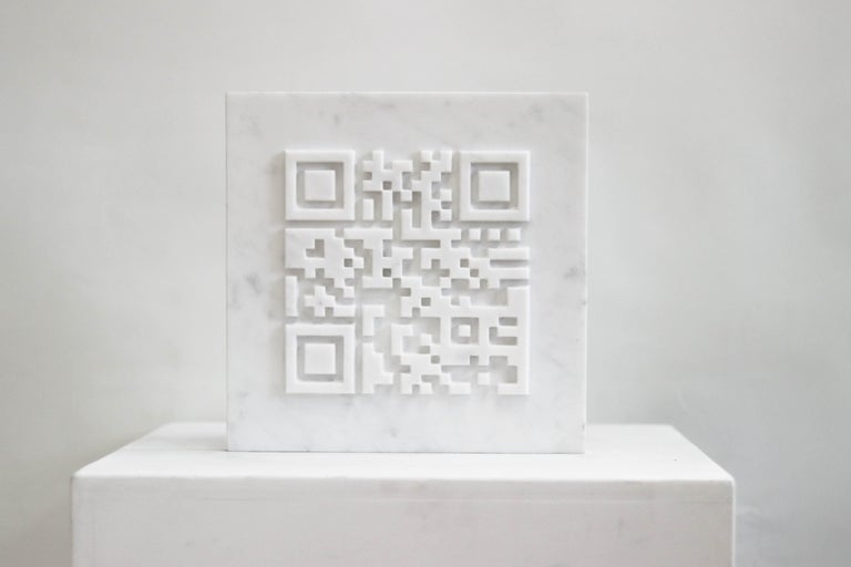 QR Code - Sculpture by Vincent Du Bois