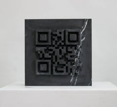 Black Marble QR Code