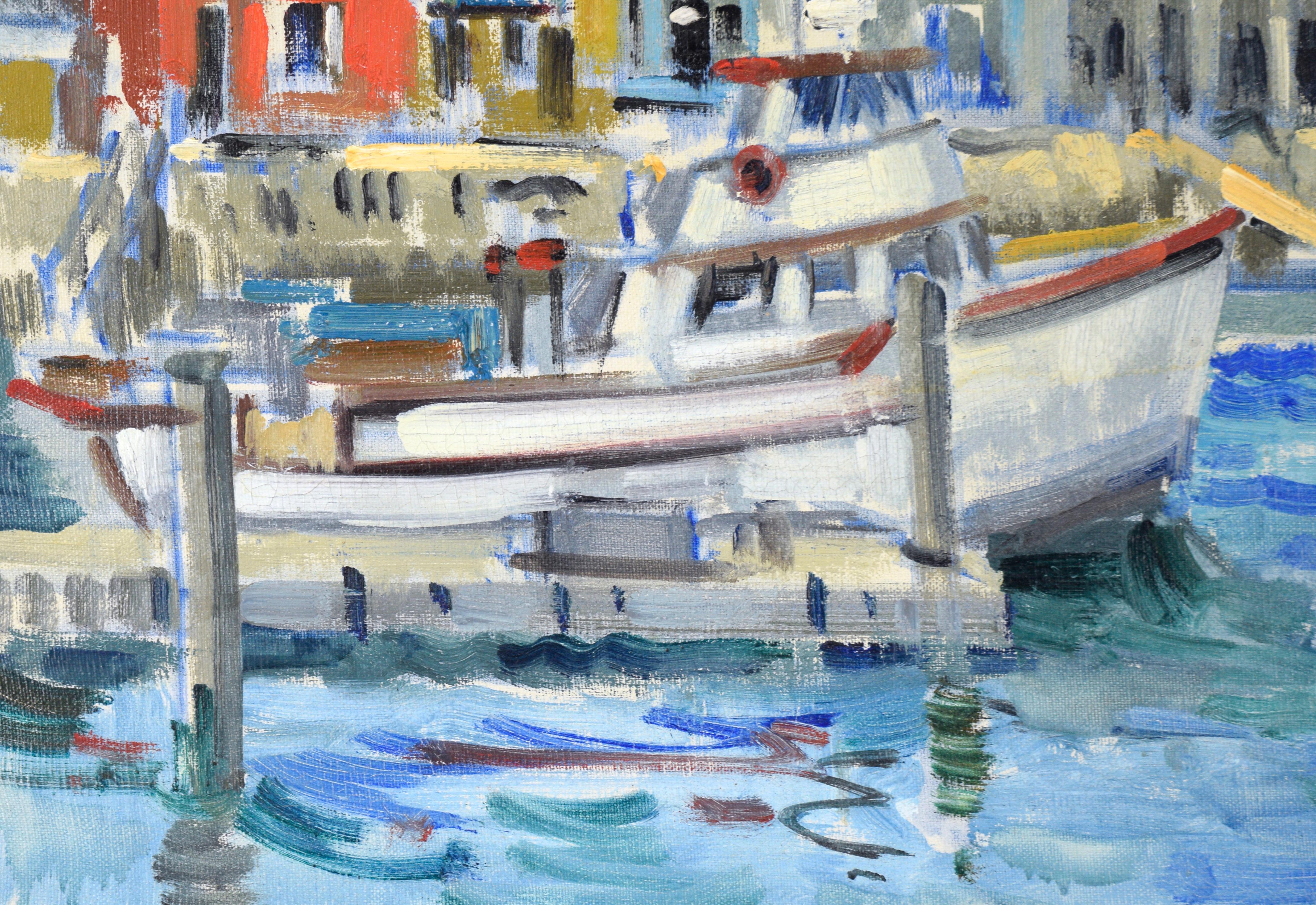 Calm Harbor Seascape with Lighthouse by Vincent Farrell Laguna Artist 5