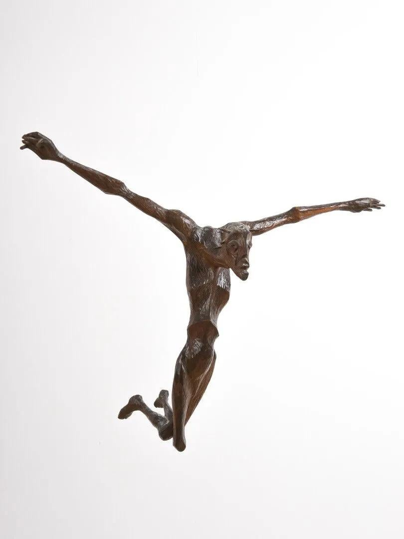 Vincent Gonzalez (1928-2019)
Crocifissione.
Soggetto in legno di quercia intagliato.