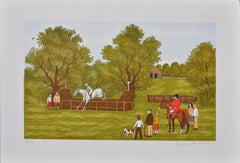 Horse : Countryside Training - Original Lithograph, HANDSIGNED & Ltd /100