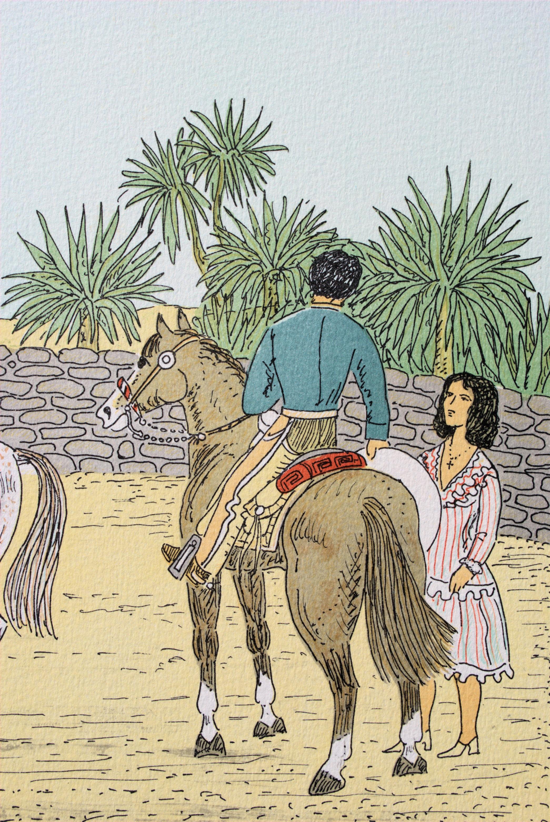 Caballo : Jinetes Mexicanos - Litografía Original, FIRMADA A MANO & Ltd /100 en venta 1