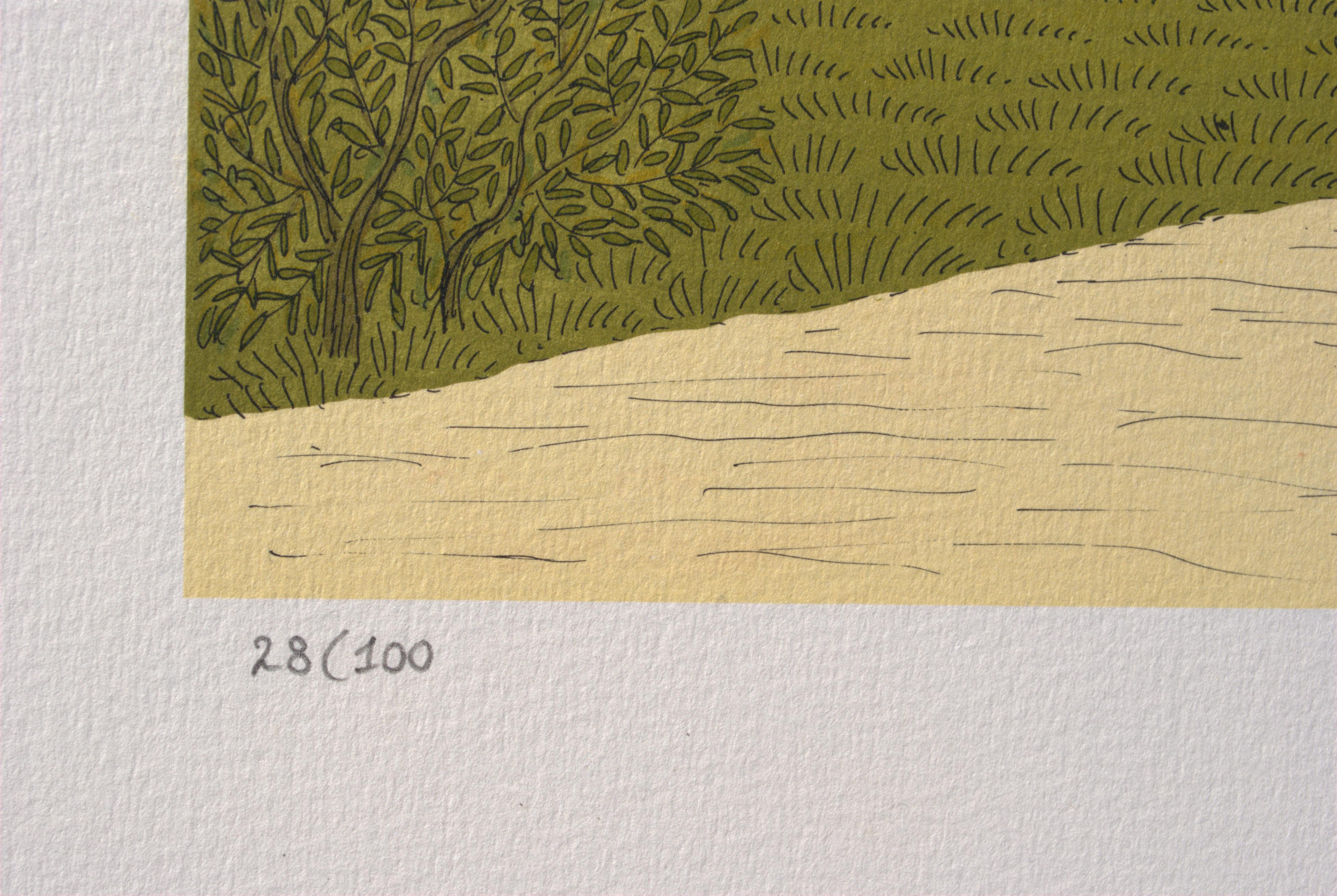 Vincent HADDELSEY (1934-2010)
Caballo : El talón, 1974

Litografía original
Firmado a lápiz
Numerado / 100
Sobre vitela Arches 53 x 38 cm (c. 23 x 15 in)

Excelente estado