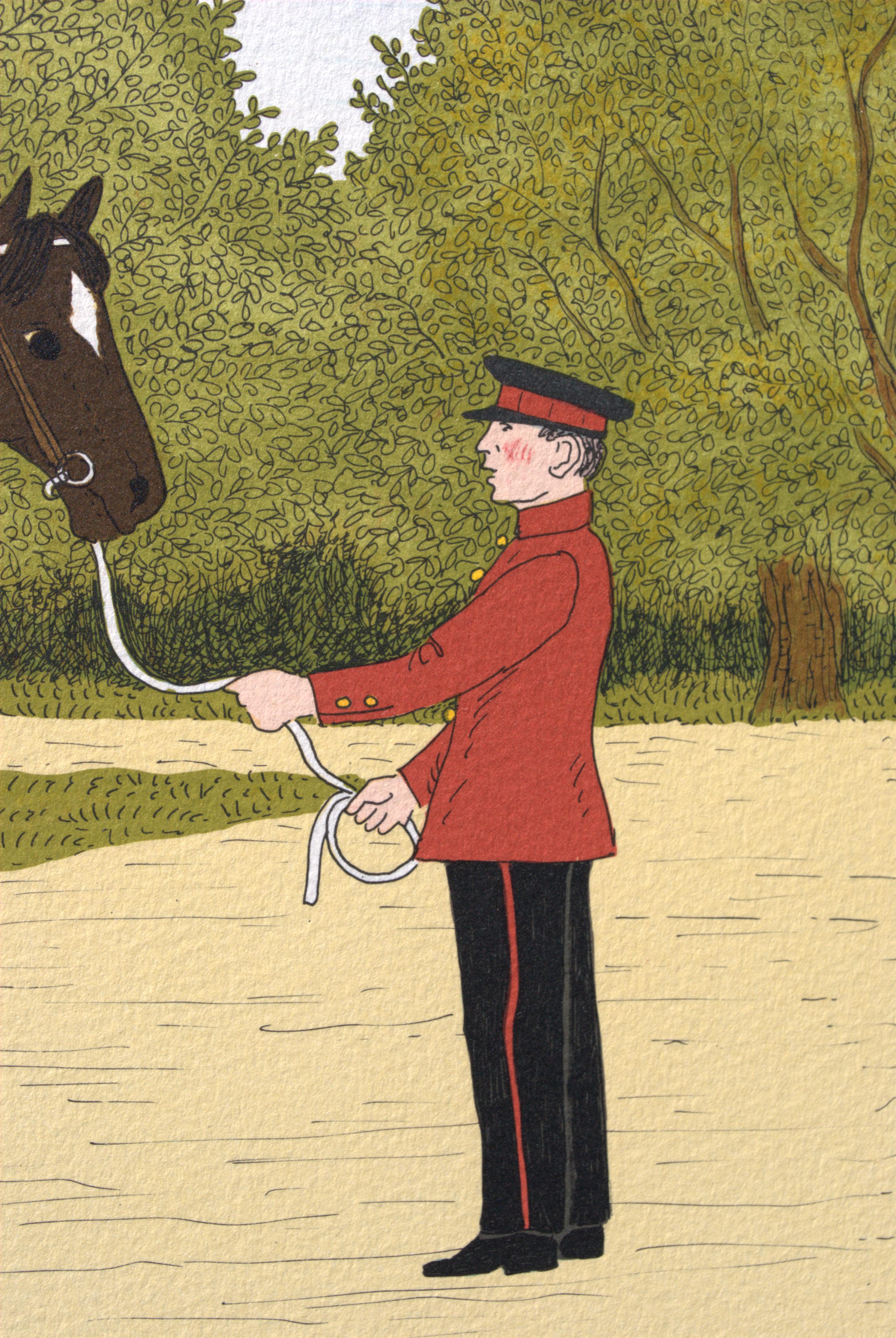 Caballo : El Talón - Litografía Original, FIRMADA A MANO & Ltd /100 en venta 2