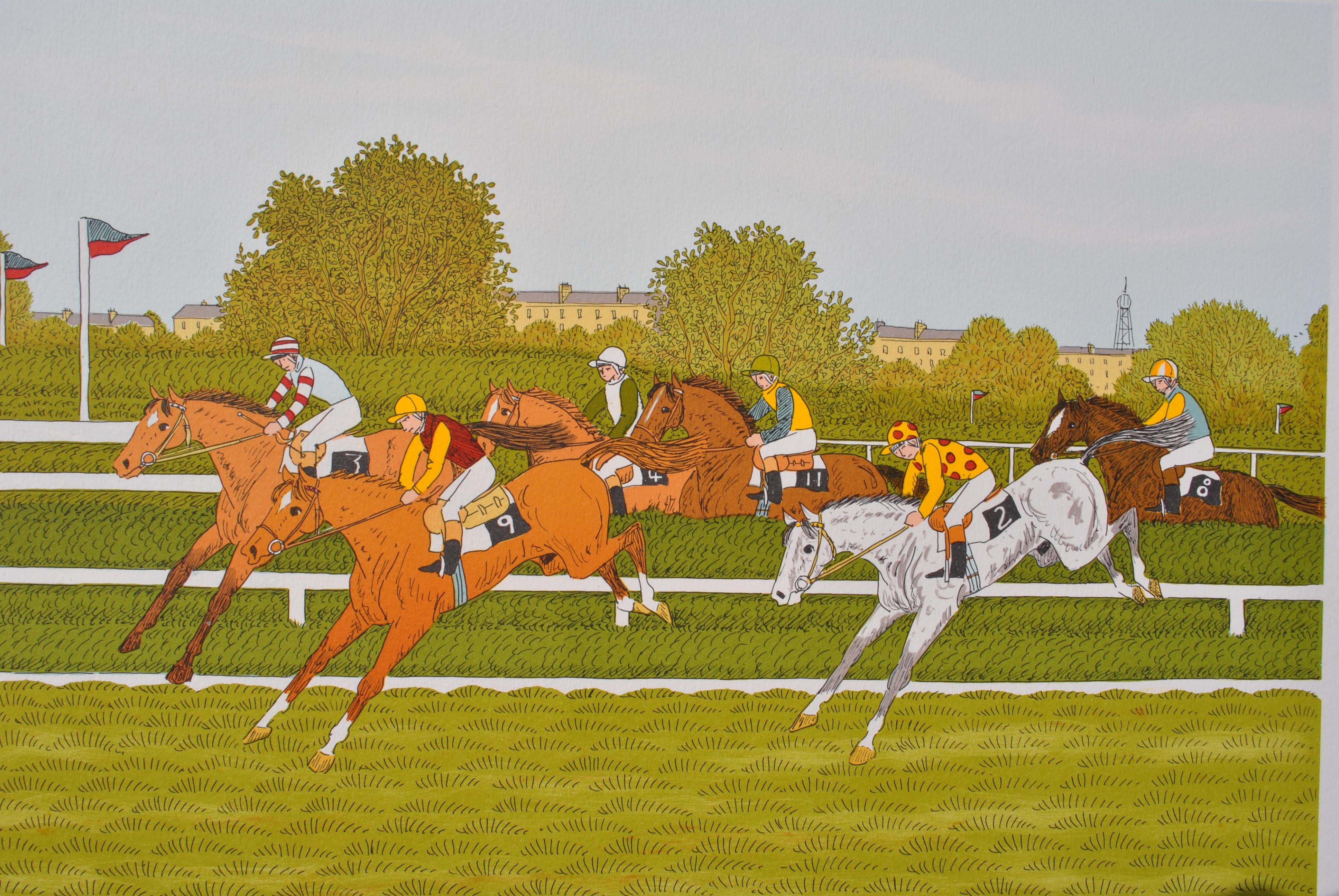 Caballo : La Carrera - Litografía Original, FIRMADA A MANO & Ltd /100 en venta 1