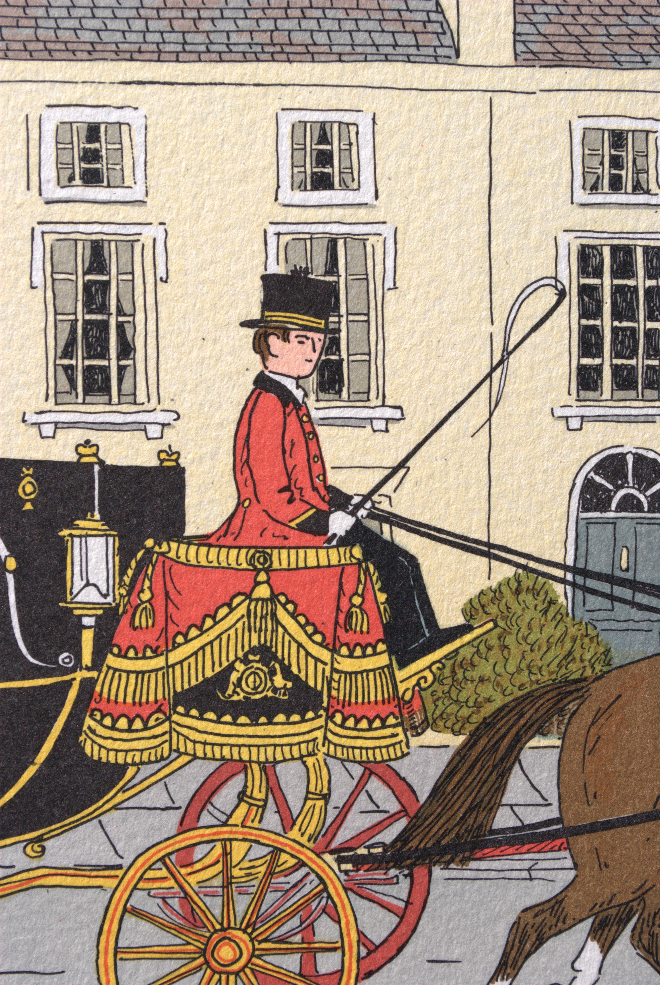 Horse : The Royal Carriage - Original Lithograph, HANDSIGNED & Ltd /100 For Sale 4
