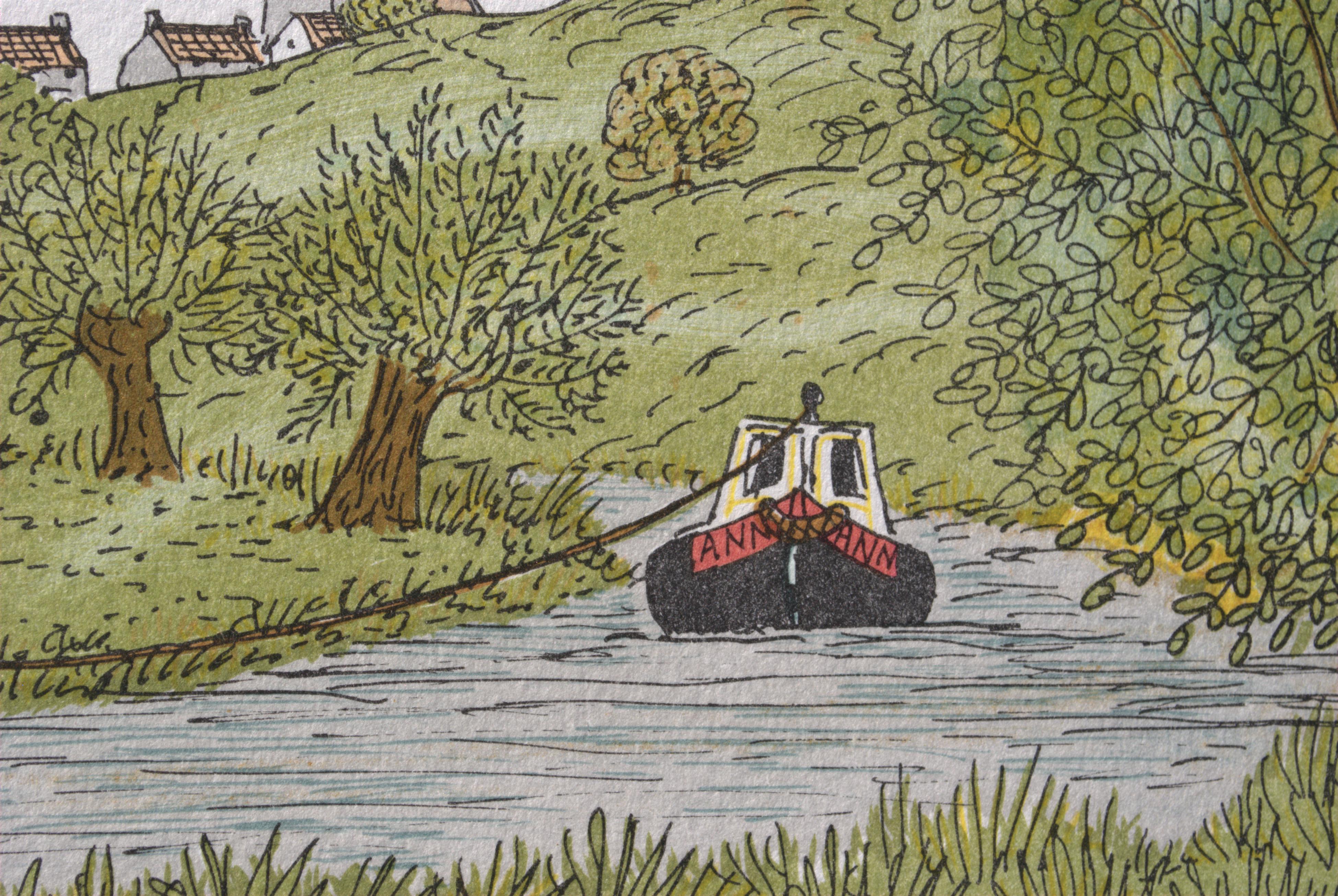 Horse : Towpath - Original Lithograph, HANDSIGNED & Ltd /100 For Sale 2