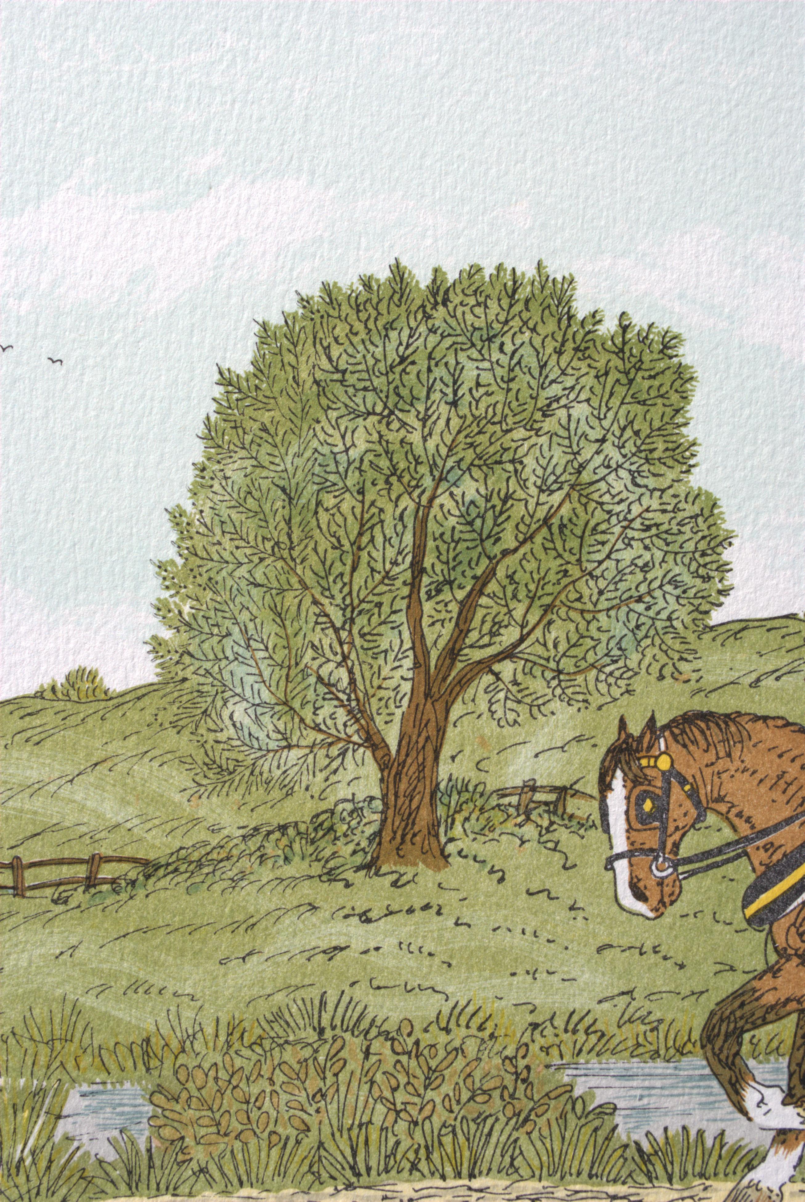 Horse : Towpath - Original Lithograph, HANDSIGNED & Ltd /100 For Sale 4