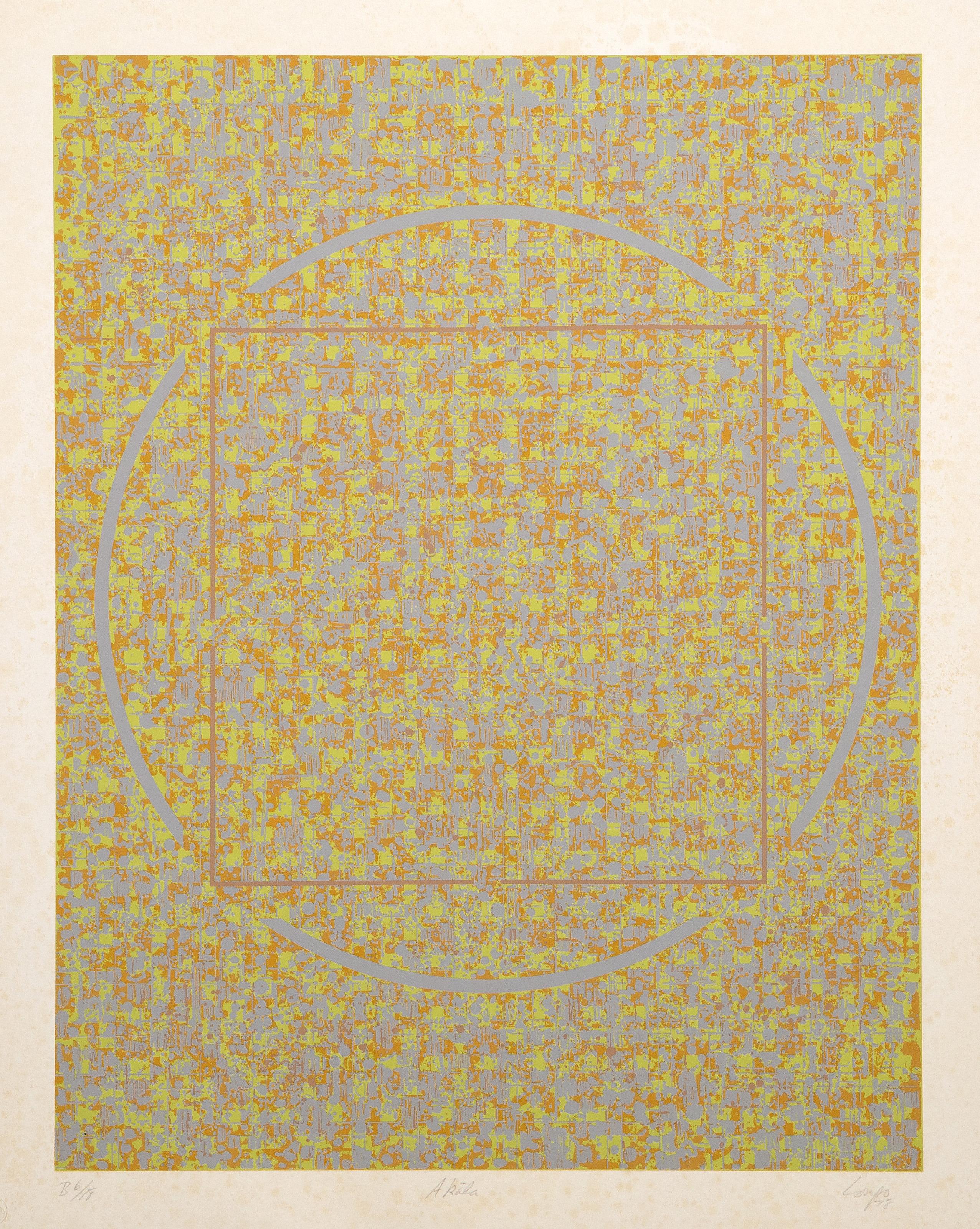 Vincent Longo, American (1923 - 2017) - Akala A, Year: 1978, Medium: Screenprint, signed, dated, titled and numbered in pencil, Edition: A 7/18, Image Size: 21.75 x 17 inches, Size: 26.75 x 22 in. (67.95 x 55.88 cm), Printer: Nancy Roth