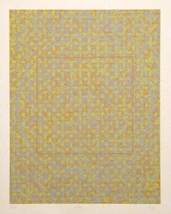 Akala A, Abstract Geometric Screen Print by Vincent Longo
