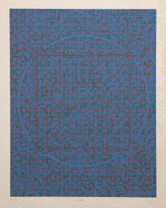 Akala B, Abstract Geometric Screenprint by Vincent Longo