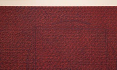 Imprint, Abstrakte geometrische Radierung von Vincent Longo