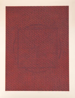 Imprint, Abstract Geometric Etching by Vincent Longo