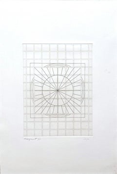 Transparent, Gravure sur papier vélin avec des bords décolorés Signé #2/25