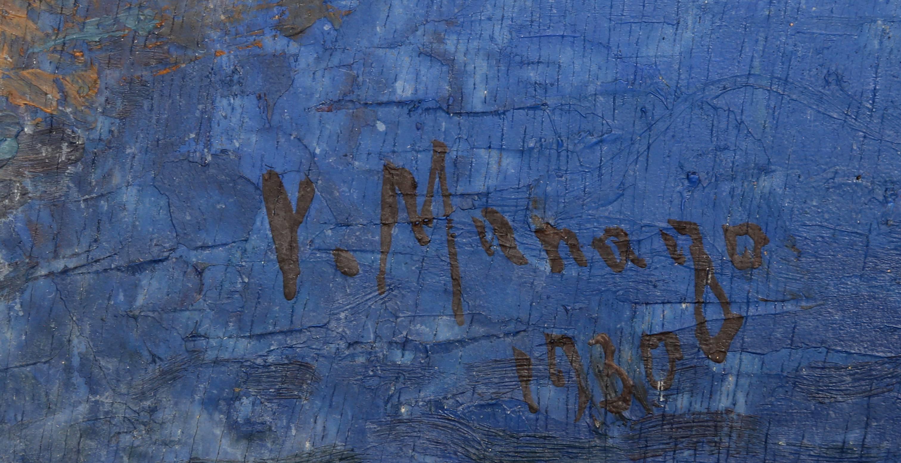 Due pescatori - Painting di Vincent Manago
