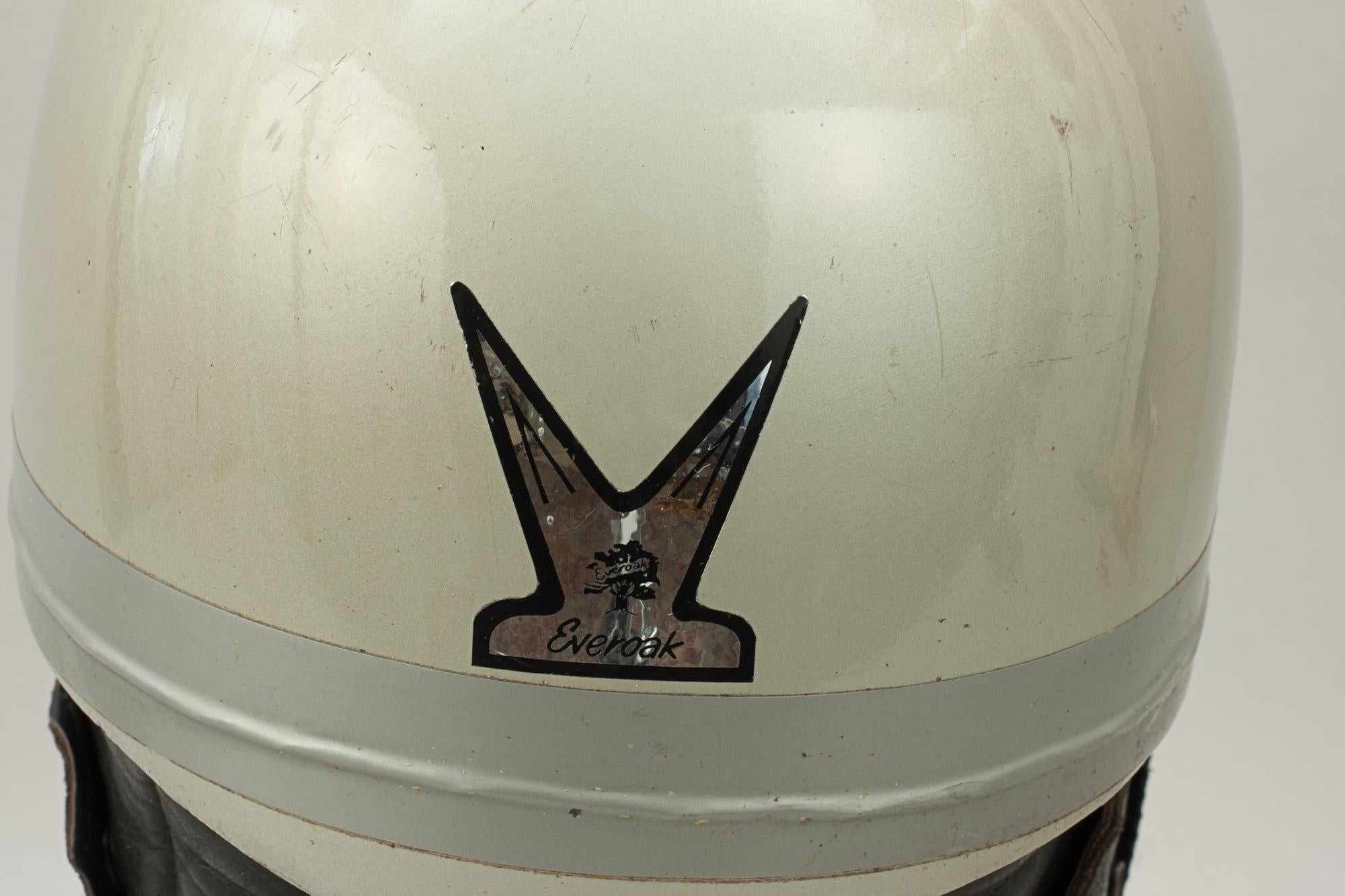 Vincent Motorcycle Crash Helmet, circa 1950s-1960s 2