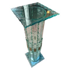 Used Vincent Pillet -Glass pedestal - 1990