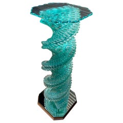 Vincent Pillet - Twisted Glass Pedestal - 1990