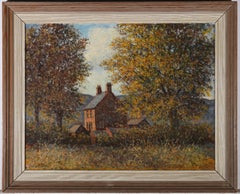 Vincent Plant (b.1900) - Signed Mid 20th Century Oil, The Red Brick Cottage