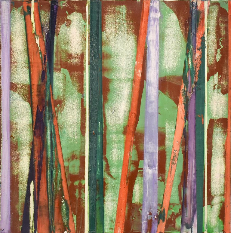 Vincent Pomilio Big Little 121 Multi Colored Layered Abstract