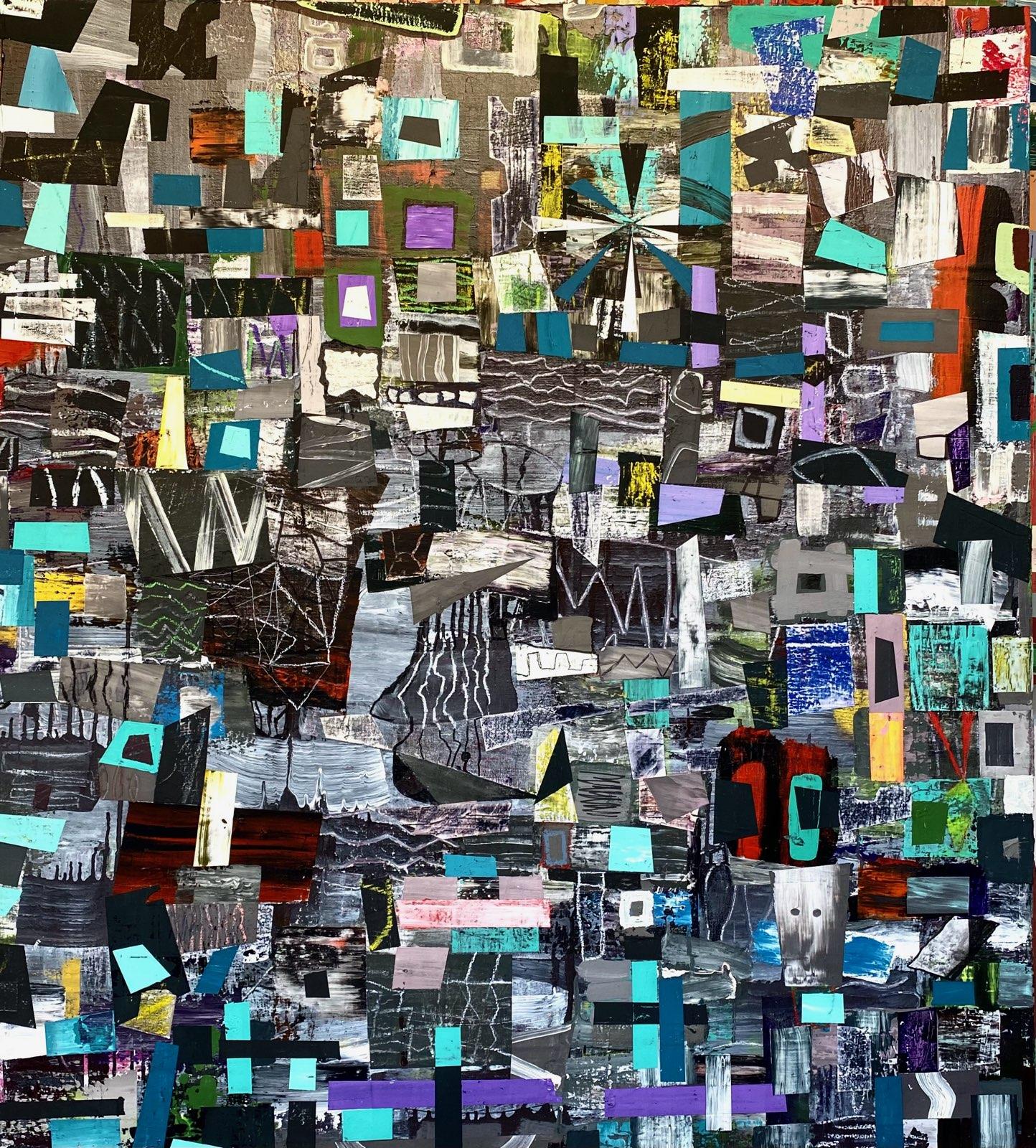Memory Wall #4 - Mixed Media Art by Vincent Pomilio