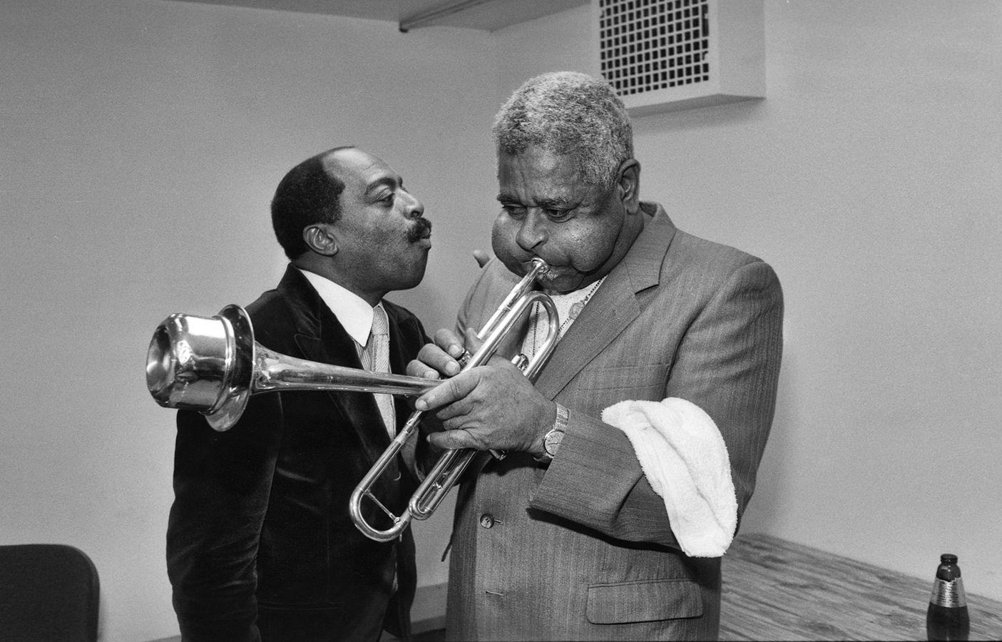 Vincent Ricardel Figurative Photograph - Dizzy Gillespie & Roy Haynes, Washington, DC