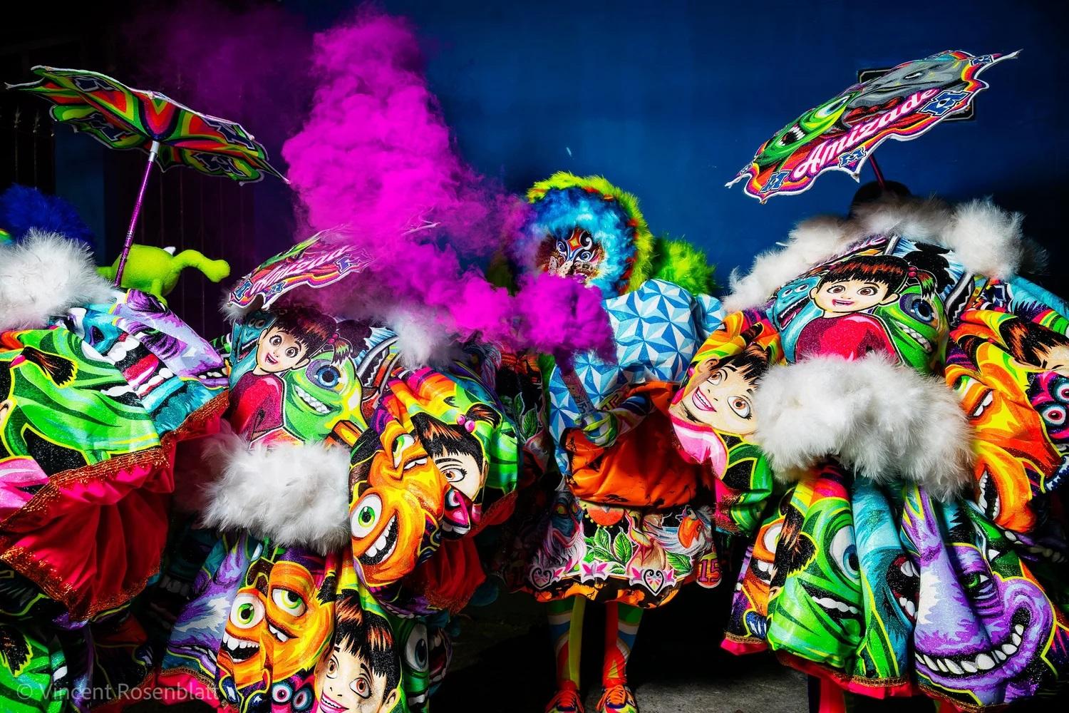 Vincent Rosenblatt Portrait Photograph - Rio Secret Carnival Bate Bola #308