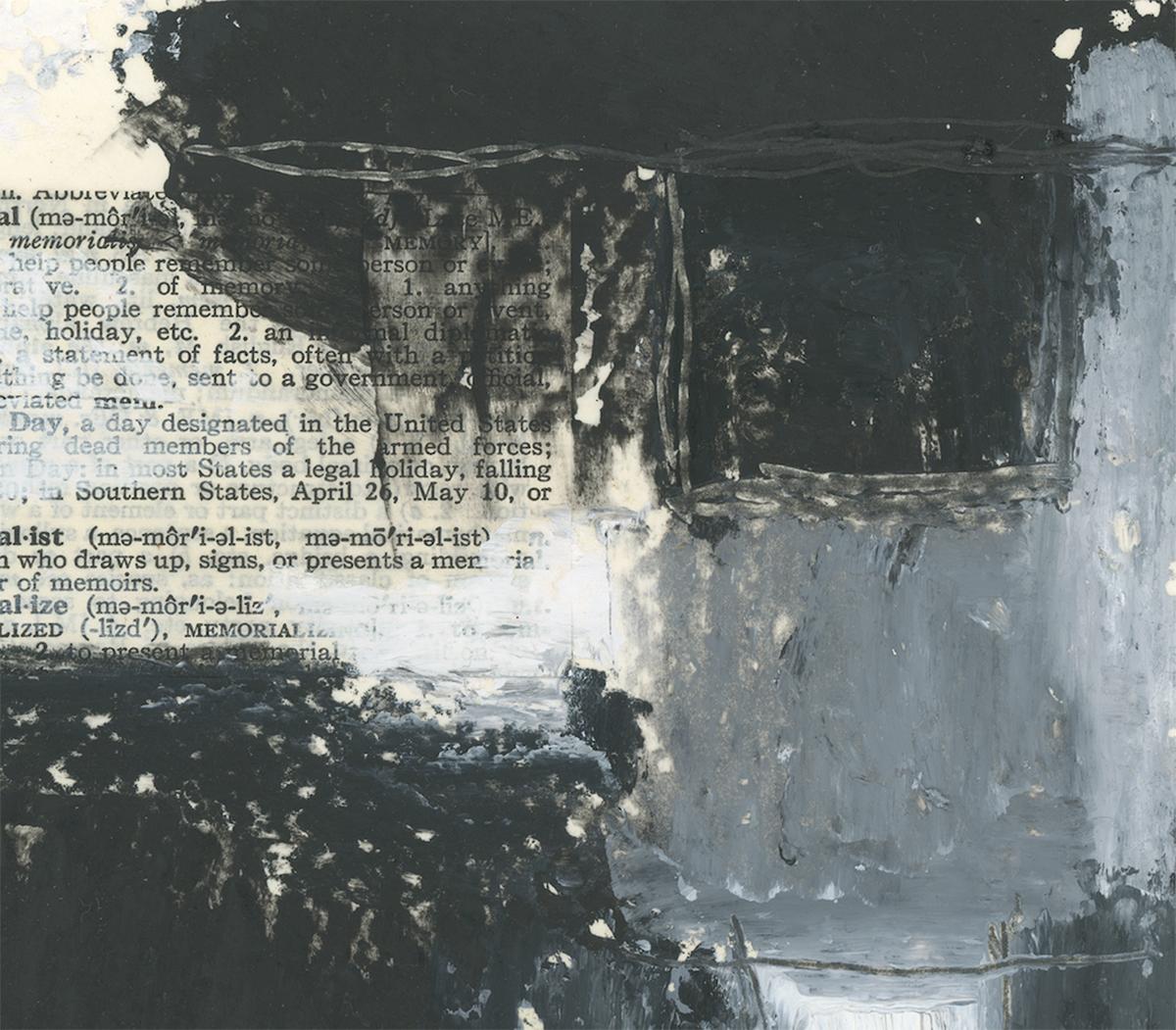 Power Are My Words #4 Contemporary Original Mixed Media Painting on Paper For Sale 1