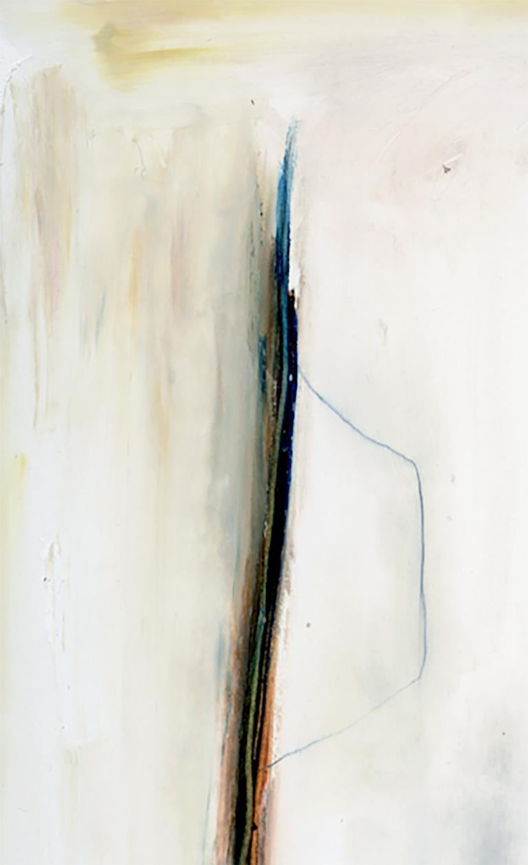Mea Culpa #18 - Gray Abstract Painting by Vincent Salvati