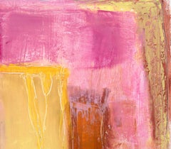 Tableau de jeu n° 10 - Peinture à l'huile abstraite contemporaine originale