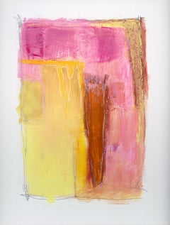 Tableau de jeu n° 10 - Peinture à l'huile abstraite contemporaine originale