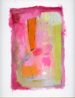 Tableau de jeu n° 2 - Peinture à l'huile abstraite contemporaine originale