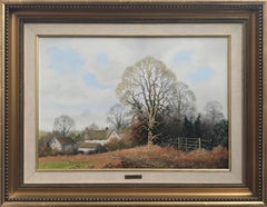 Traditional English Countryside Original Oil Painting British Landscape Artist